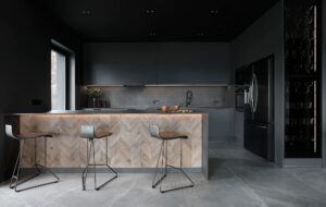 Ciemna kuchnia na wymiar i zamówienie